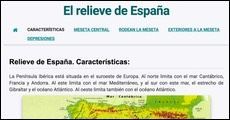 El relieve de España