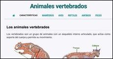 Los animales vertebrados